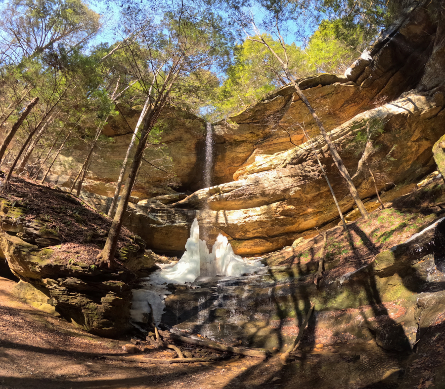 Twin Falls at Hocking Hills State Forest